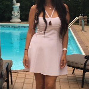 Bcbg white dress size 8